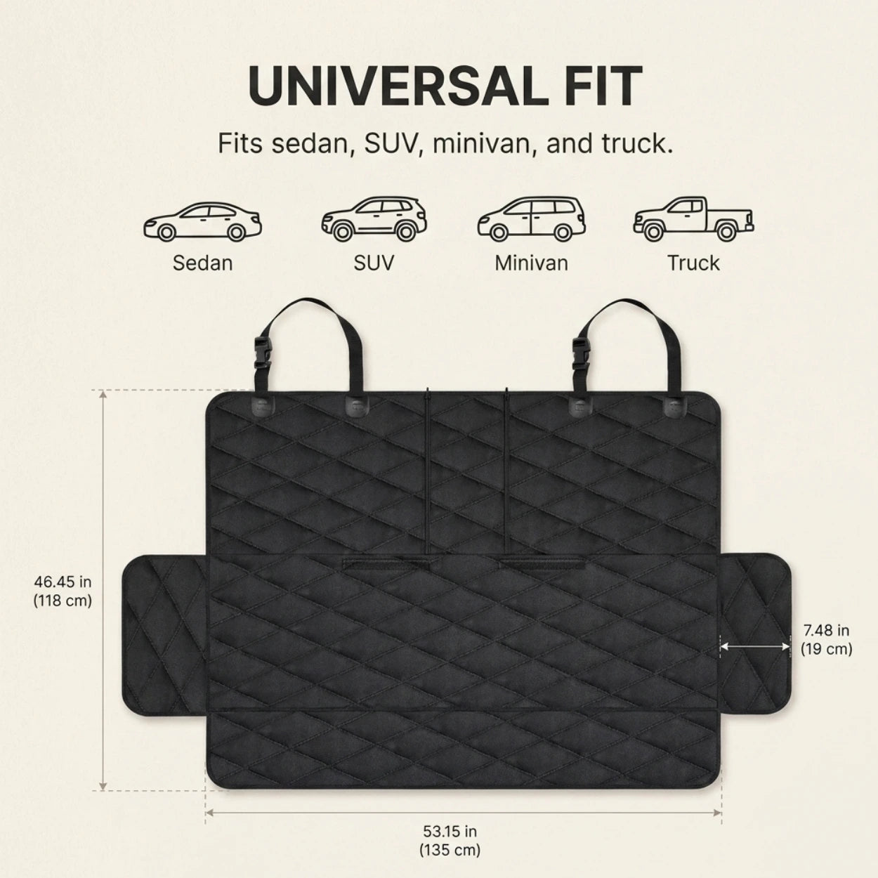 CalmRide™ Car Seat Cover.